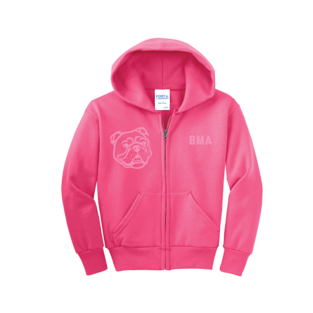 BMA Bulldogs Soft Zipper Hoodie