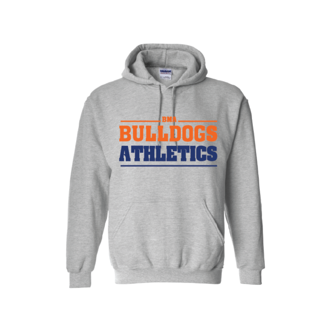Bulldogs Athletics Soft Crew Hoodie – Gray