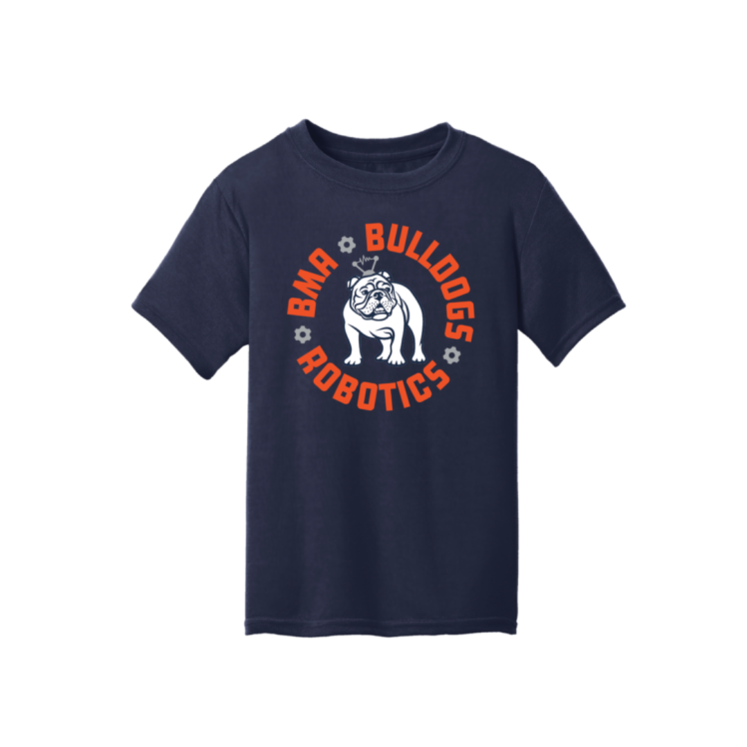 BMA Robotics Soft Cotton Tee – Navy