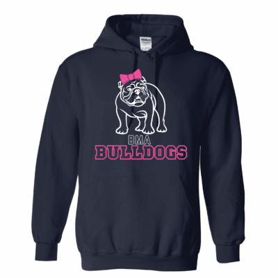 bma lady bulldogs pink navy