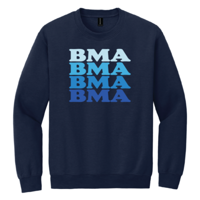 BLUE BMA CREWNECK
